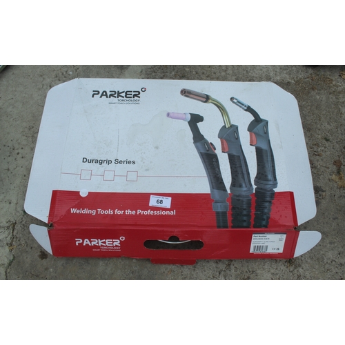 68 - AN AS NEW AND BOXED PARKER WELDING TOOL SET  NO VAT