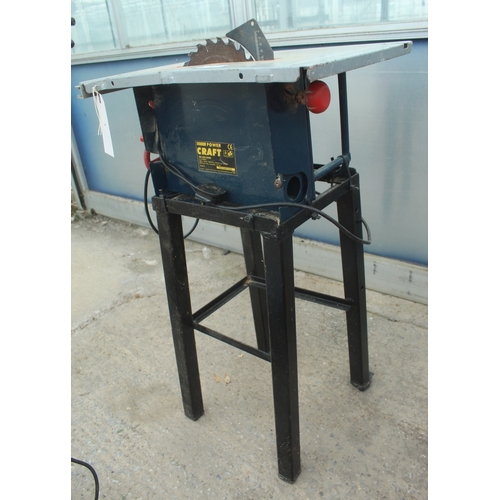 79 - A TABLE SAW ON STAND POWER CRAFT PBS 205/1000W  NO VAT
