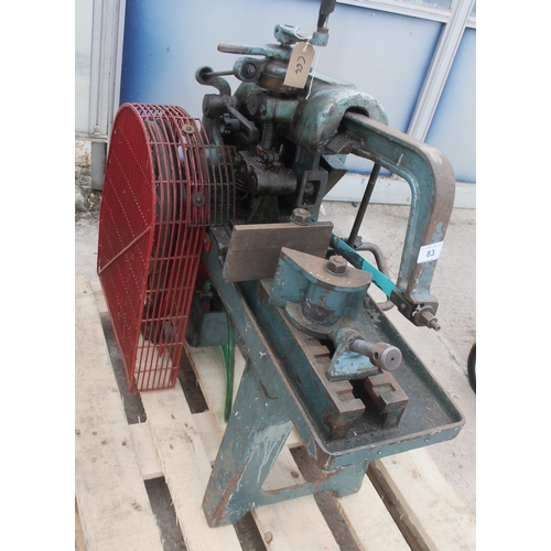 83 - AN AJAX POWER HACKSAW 3 PH  NO VAT