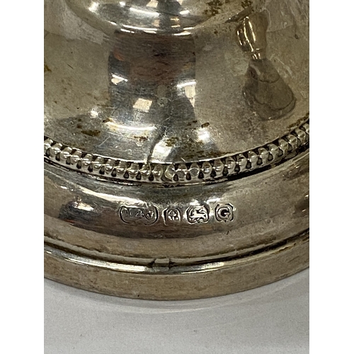 20A - A PAIR OF HALLMARKED BIRMINGHAM SILVER CANDLESTICKS WITH WEIGHTED BASES, GROSS WEIGHT 208g