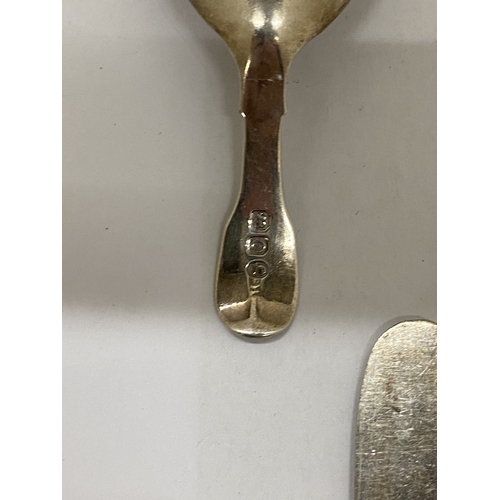 30A - SIX HALLMARKED SILVER KNIVES AND SPOONS, GROSS WEIGHT 217g