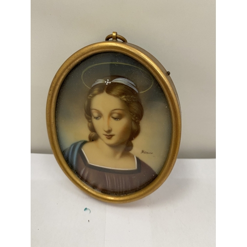 15 - A COLLECTION OF FOUR MINIATURE PAINTINGS, TO INCLUDE TWO LADIES IN 18TH CENTURY COSTUME, ETC