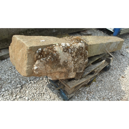 1030 - A STONE GATE POST NO VAT