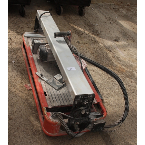 50 - TILE CUTTER  NO VAT