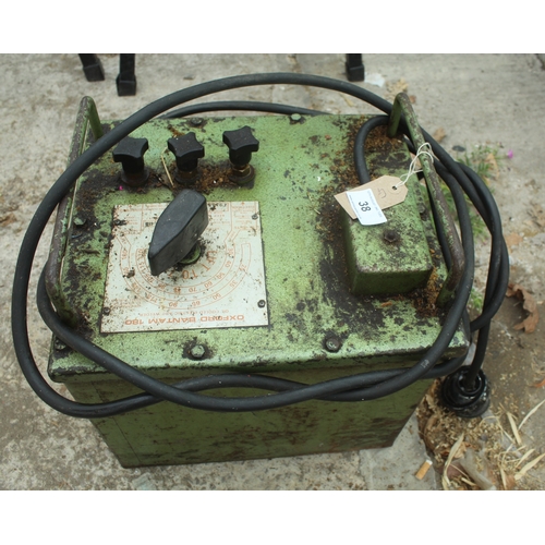 38 - AN OXFORD WELDER  NO VAT
