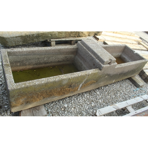 1031 - A CONCRETE WATER TROUGH  NO VAT