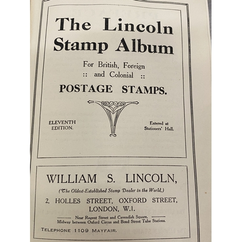 52 - A BOX CONTAINING THREE ROYAL MAIL PRESENTATION PACK ALBUMS PLUS A FILE BOX CONTAINING THE LINCOLN PO... 