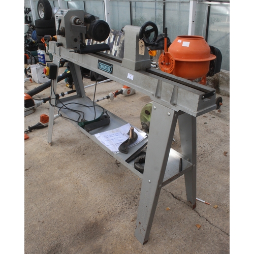 1 - A DRAPER WOOD LATHE IN WORKING ORDER  NO VAT