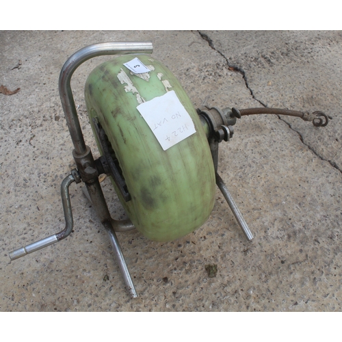 3 - A HAND DRAIN CLEANER IN WORKING ORDER  NO VAT