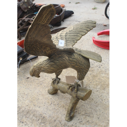 40 - A BRASS EAGLE  NO VAT
