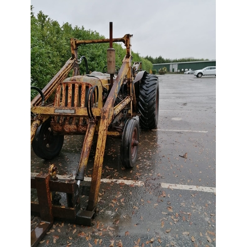 FORDSON SUPER MAJOR TRACTOR WITH WHITLOCK FRONT LOADER & REAR BACK HOE ...