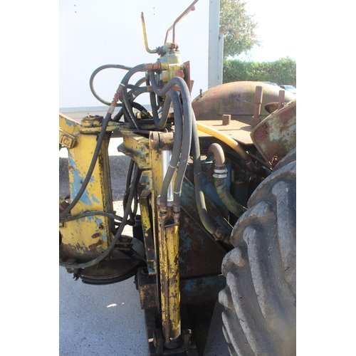 FORDSON SUPER MAJOR TRACTOR WITH WHITLOCK FRONT LOADER & REAR BACK HOE ...