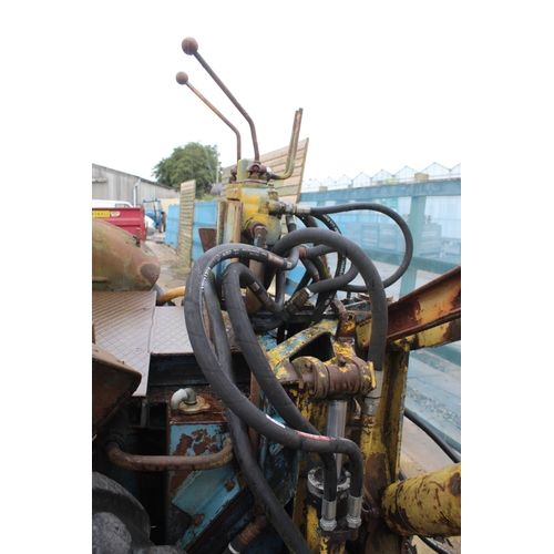 FORDSON SUPER MAJOR TRACTOR WITH WHITLOCK FRONT LOADER & REAR BACK HOE ...