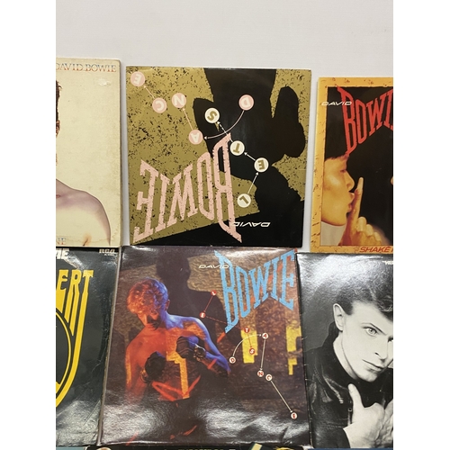 A COLLECTION OF DAVID BOWIE VINYL ALBUMS TO INCLUDE 12 INCH (14 IN ...