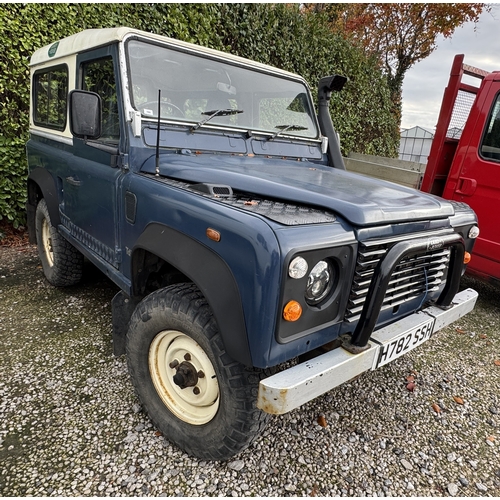 LANDROVER 90 SW DT H782SSH FIRST REG 09/08/90 DIESEL APPROX 133535 ...