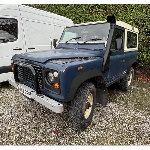 LANDROVER 90 SW DT H782SSH FIRST REG 09/08/90 DIESEL APPROX 133535 ...
