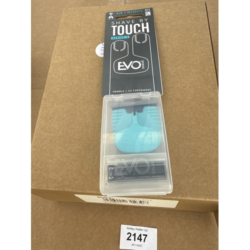 A LARGE QUANTITY OF NEW AND PACKAGED EVO SHAVE BY TOUCH RAZORS AND ...