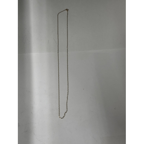 638 - A 10 CARAT GOLD FINE NECKLACE
