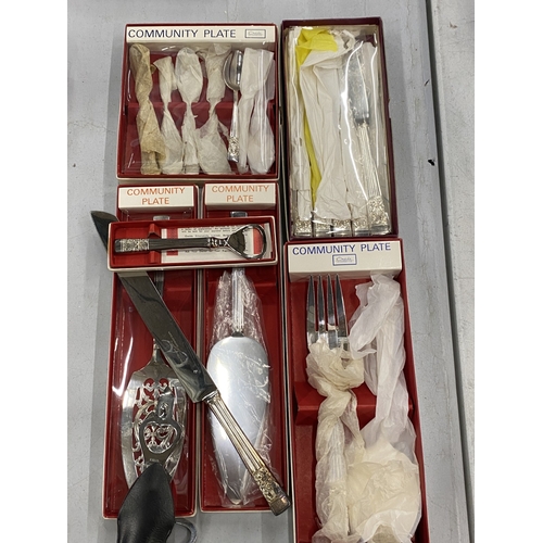 120 - A LARGE QUANTITY OF COMMUNITY PLATE FLATWARE