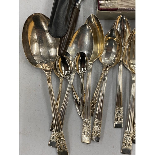 120 - A LARGE QUANTITY OF COMMUNITY PLATE FLATWARE