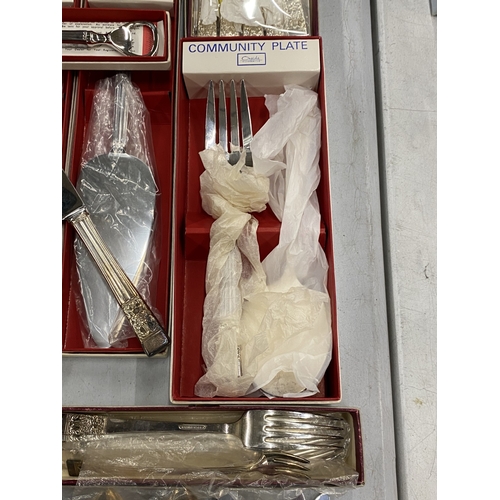 120 - A LARGE QUANTITY OF COMMUNITY PLATE FLATWARE