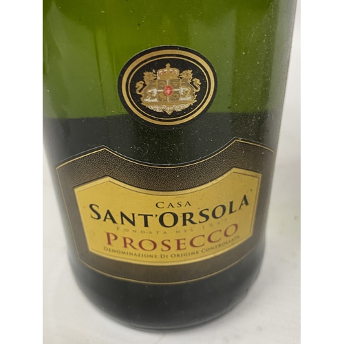 349 - A 75CL BOTTLE OF 1966 KRITER EXTRA LEGER SPARKLINTG WINE TOGETHER WITH A 20CL BOTTLE OF MOET & CHAND... 