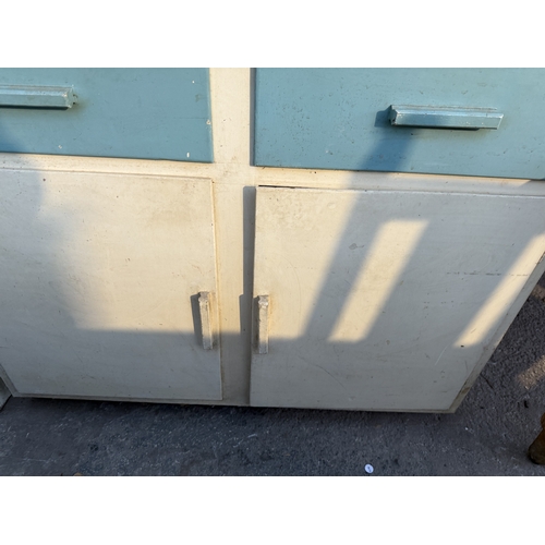 2668 - A 1950'S KITCHEN SIDEBOARD, 42