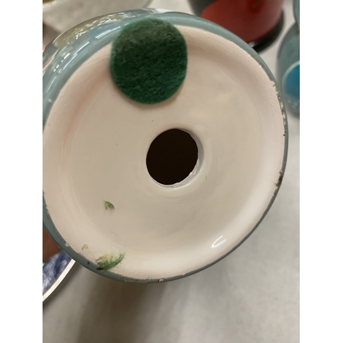 145 - TWO LARGE RUSSIAN NESTING DOLL TOGETHER WITH TWO CERAMIC MATRYOSHKA DOLL FIGURES