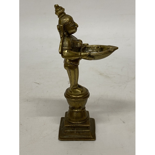 192A - A BRONZE GOD HOLDING A DISH