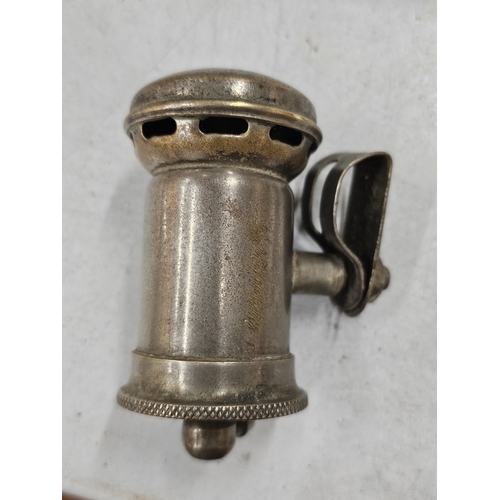 224 - A VINTAGE MOTORBIKE SIDE LIGHT