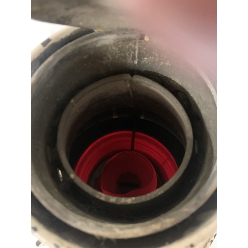 316 - A VINTAGE LANTERN SEAHORSE GB TRADE MARK 5576 HEIGHT 65CM (INCLUDING HANDLE) WIDTH 30CM