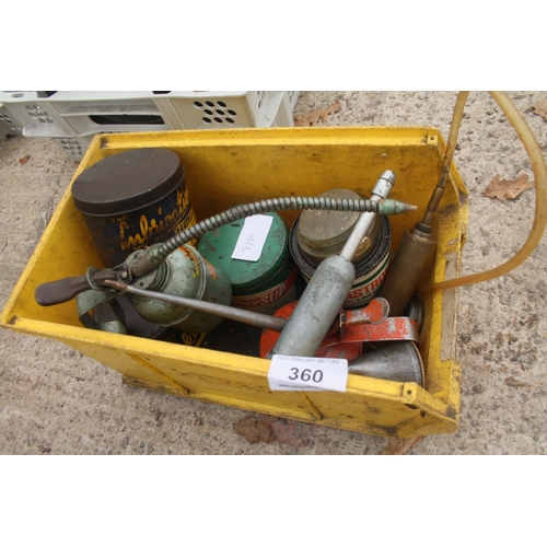 A BOX OF OLD OIL GNT NO VAT