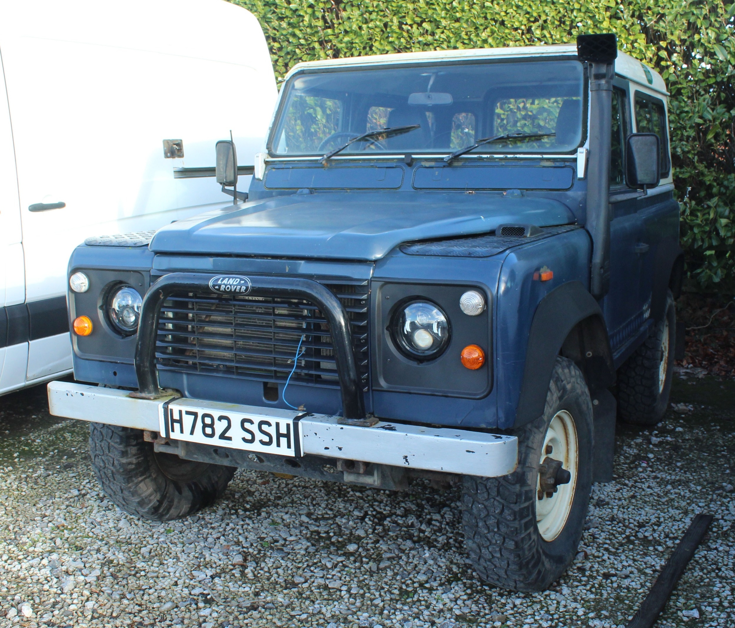 A LAND ROVER 90 SW DT H782SSH FIRST REG 09/08/90 DIESEL TDi APPROX ...