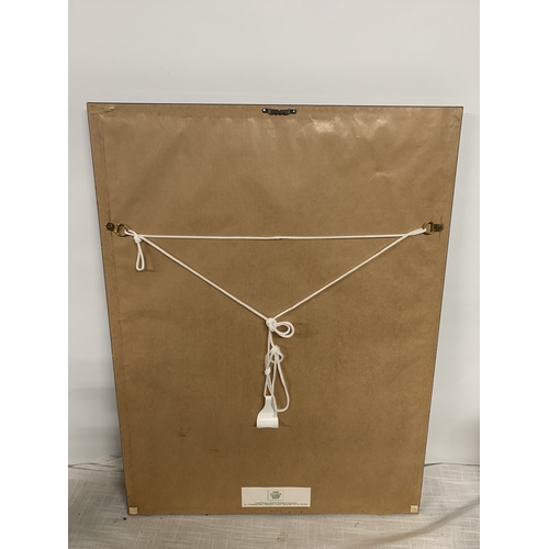 314 - A FRAMED JAPANESE WOODBLOCK PRINT BY ARTIST NATORI SHUNSEN TITLED 