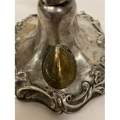 5 - A PAIR OF HALLMARKED SHEFFIELD SILVER CANDLESTICKS, DATED 1842, MAKER BELIEVED TO BE HENRY WILKINSON... 