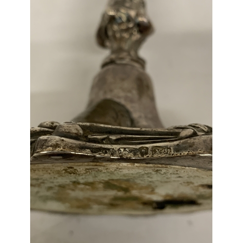 5 - A PAIR OF HALLMARKED SHEFFIELD SILVER CANDLESTICKS, DATED 1842, MAKER BELIEVED TO BE HENRY WILKINSON... 