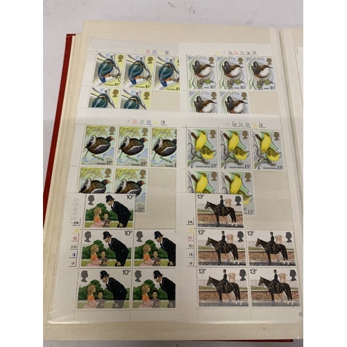 118 - AN ALBUM CONTAINING BLOCKS OF 5 & 6 STAMPS WITH TRAFFIC LIGHTS