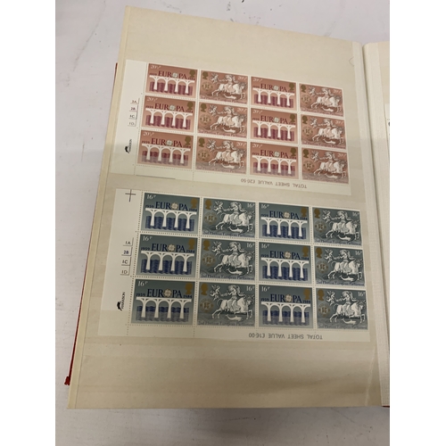 118 - AN ALBUM CONTAINING BLOCKS OF 5 & 6 STAMPS WITH TRAFFIC LIGHTS