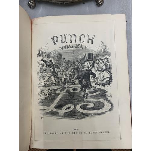 188 - A VINTAGE PUNCH BOOK VOL XLV JULY - DECEMBER 1863