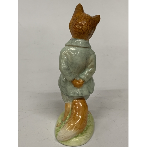 806 - A BESWICK BEATRIX POTTER, FOXY WHISKERED GENTLEMAN, WITH GOLD BACKSTAMP