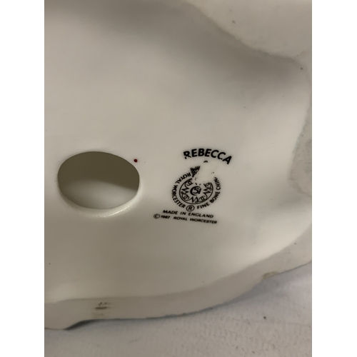 817 - THREE LADY FIGURINES TO INCLUDE ROYAL DOULTON REBECCA