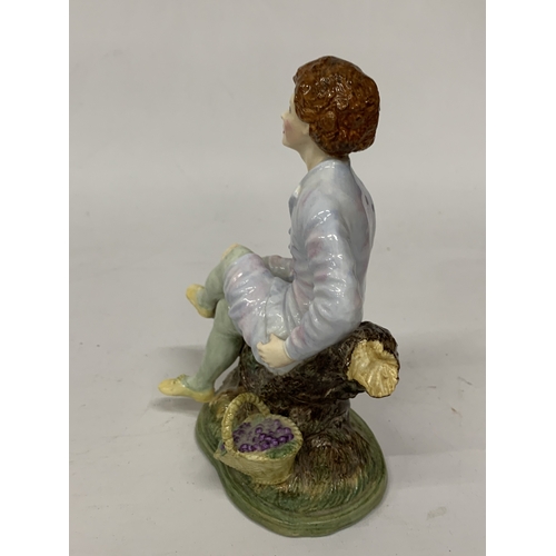 818 - A REG JOHNSON AND SONS HAND PAINTED FIGURE 'AUTUMN'