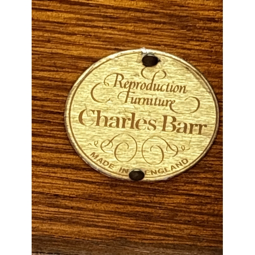 2552 - A TWO DRAWER MAHOGANY BEDSIDE TABLE, 18