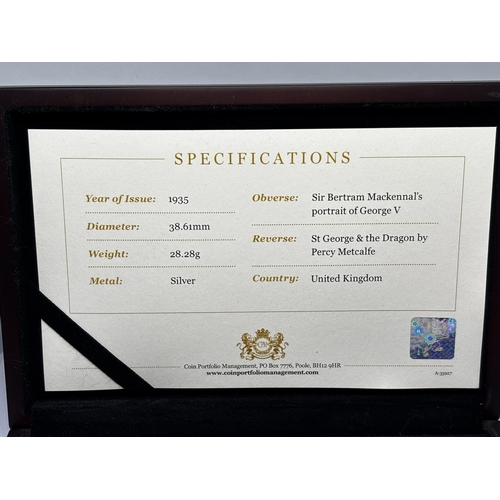 326A - A BOXED 1935 GEORGE V JUBILEE CROWN