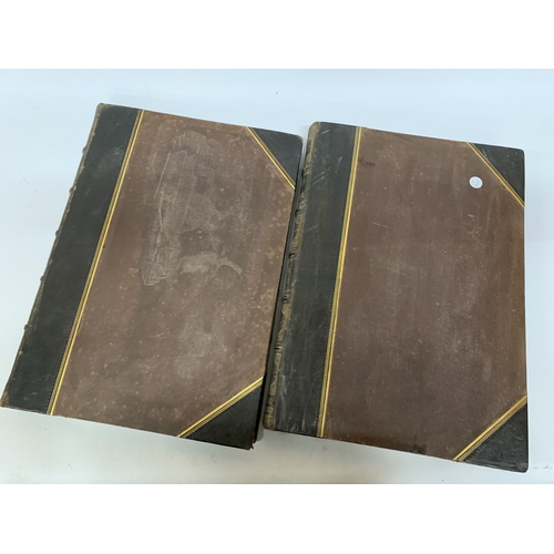 67 - TWO LARGE ANTIQUARIAN, 1882 VOLUMES OF THE HISTORY OF THE COUNTY PALATINE OF CHESTER, CHESHIRE (VOLU... 