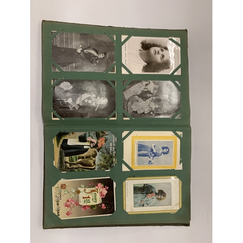 74 - TWO VINTAGE POSTCARDS ALBUMS WITH POSTCARDS
