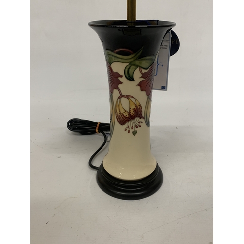 436 - A MOORCROFT ANNA LILY LAMP BASE