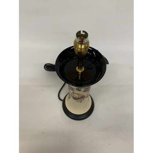 436 - A MOORCROFT ANNA LILY LAMP BASE