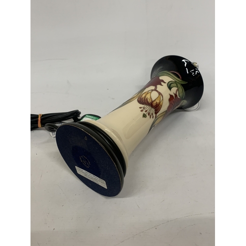 436 - A MOORCROFT ANNA LILY LAMP BASE