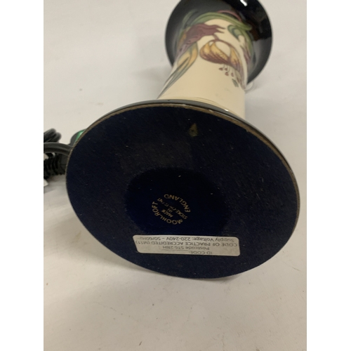 436 - A MOORCROFT ANNA LILY LAMP BASE